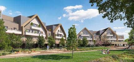 Perspective du programme neuf Les Jardins d'Apolline 